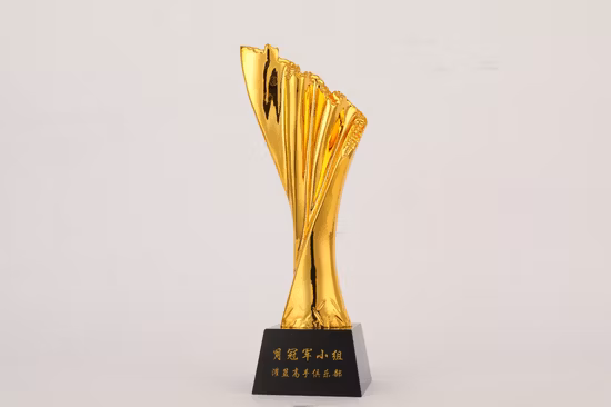 Trofeo di cristallo d'argento souvenir per il premio regalo promozionale